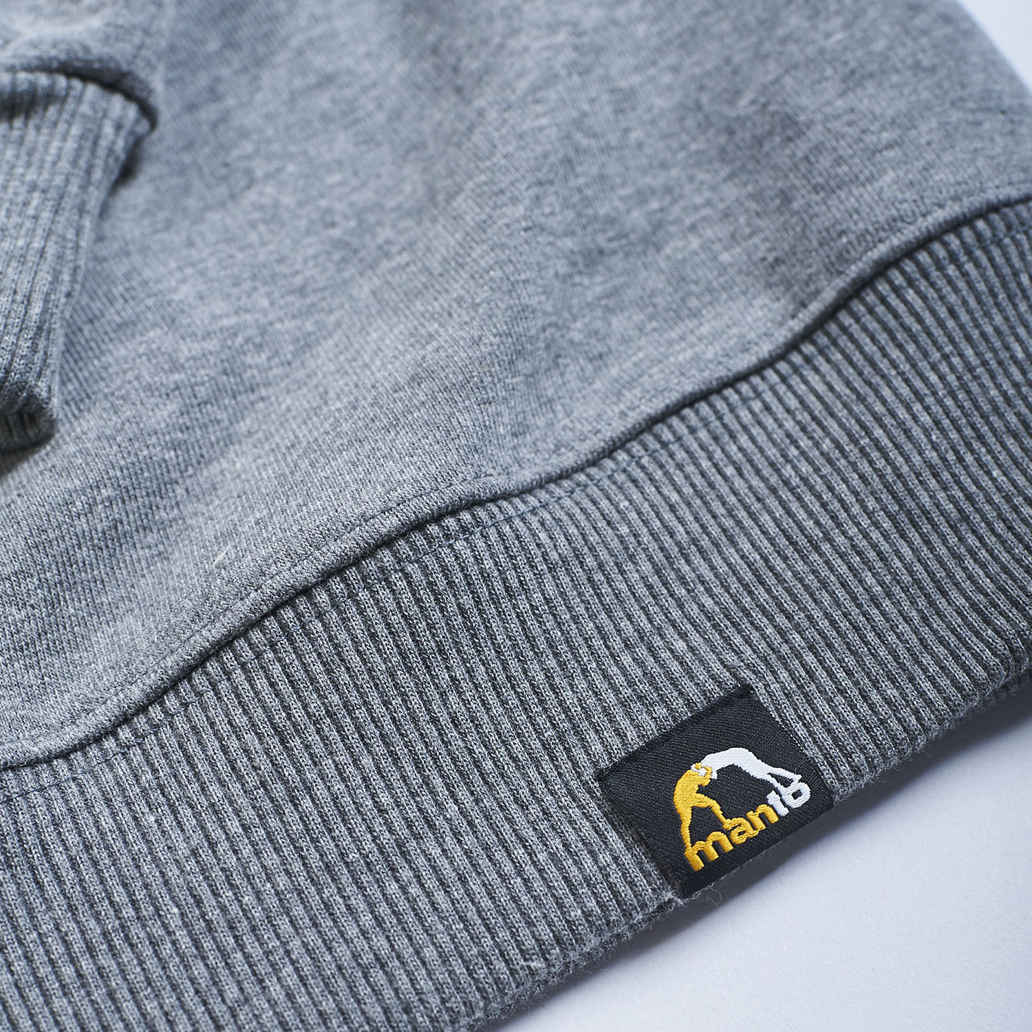 MANTO Pullover Logo, 2.0, grey, XL