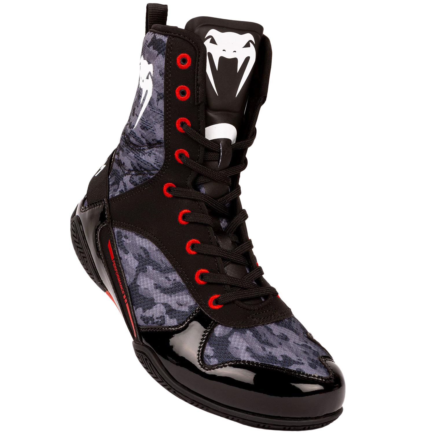 VENUM Boxschuhe, Elite, schwarz-camo, 44,5
