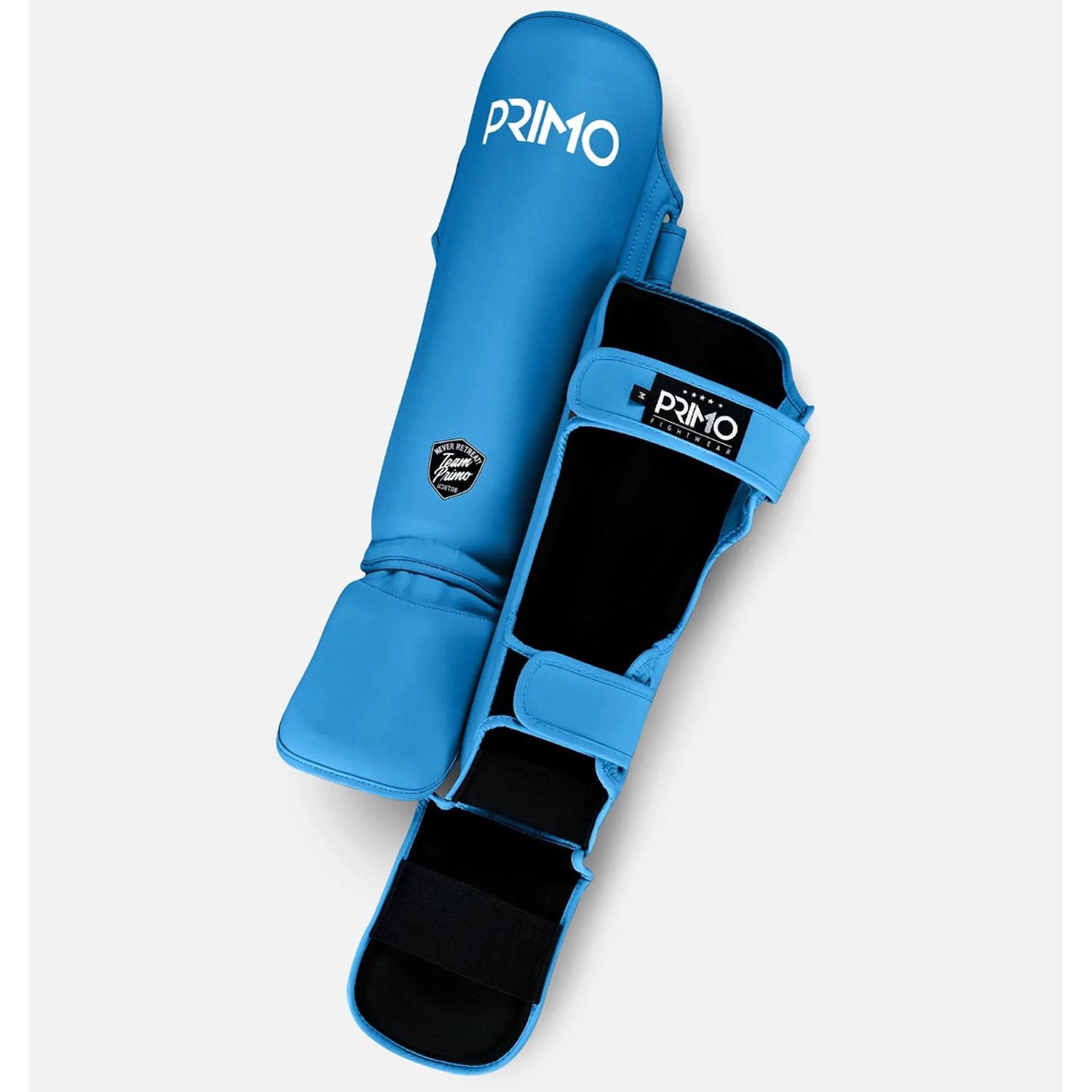PRIMO Shin Guard, Classic, blue-white, XL