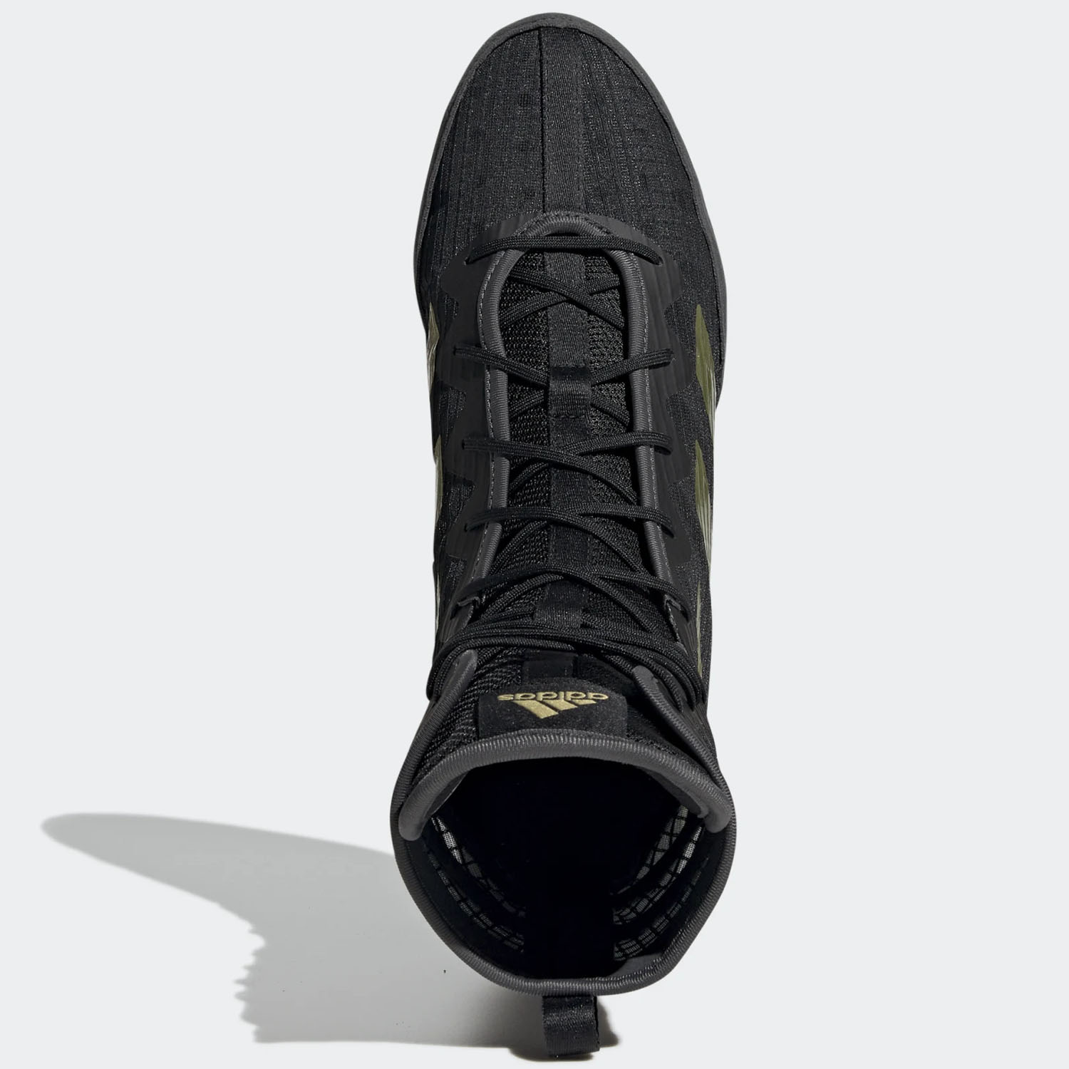 adidas Boxing Shoes, Box Hog 4, black-gold, 40 ⅔ (UK 7)