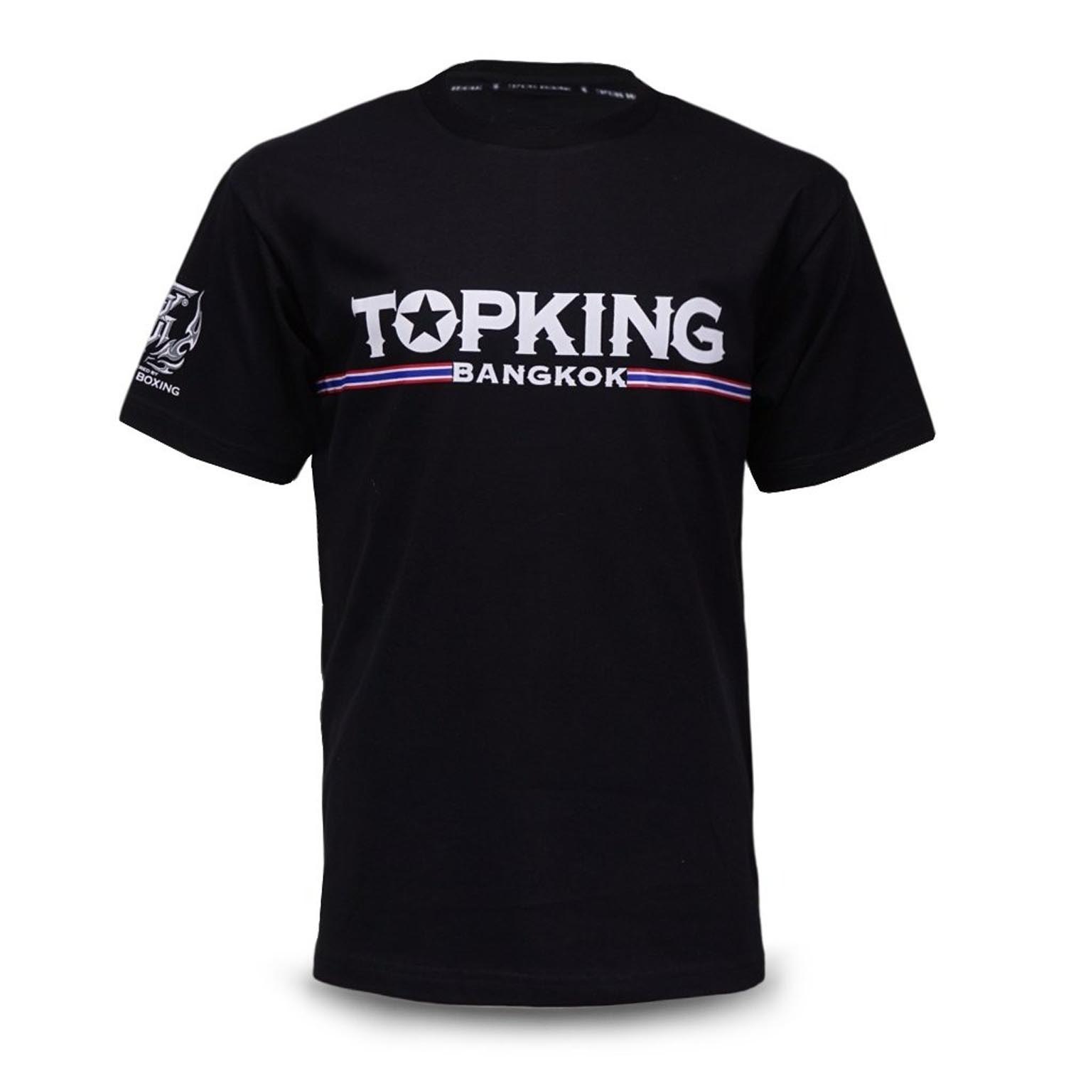 TOP KING BOXING T-Shirt, TKTSH-029, black, XXL