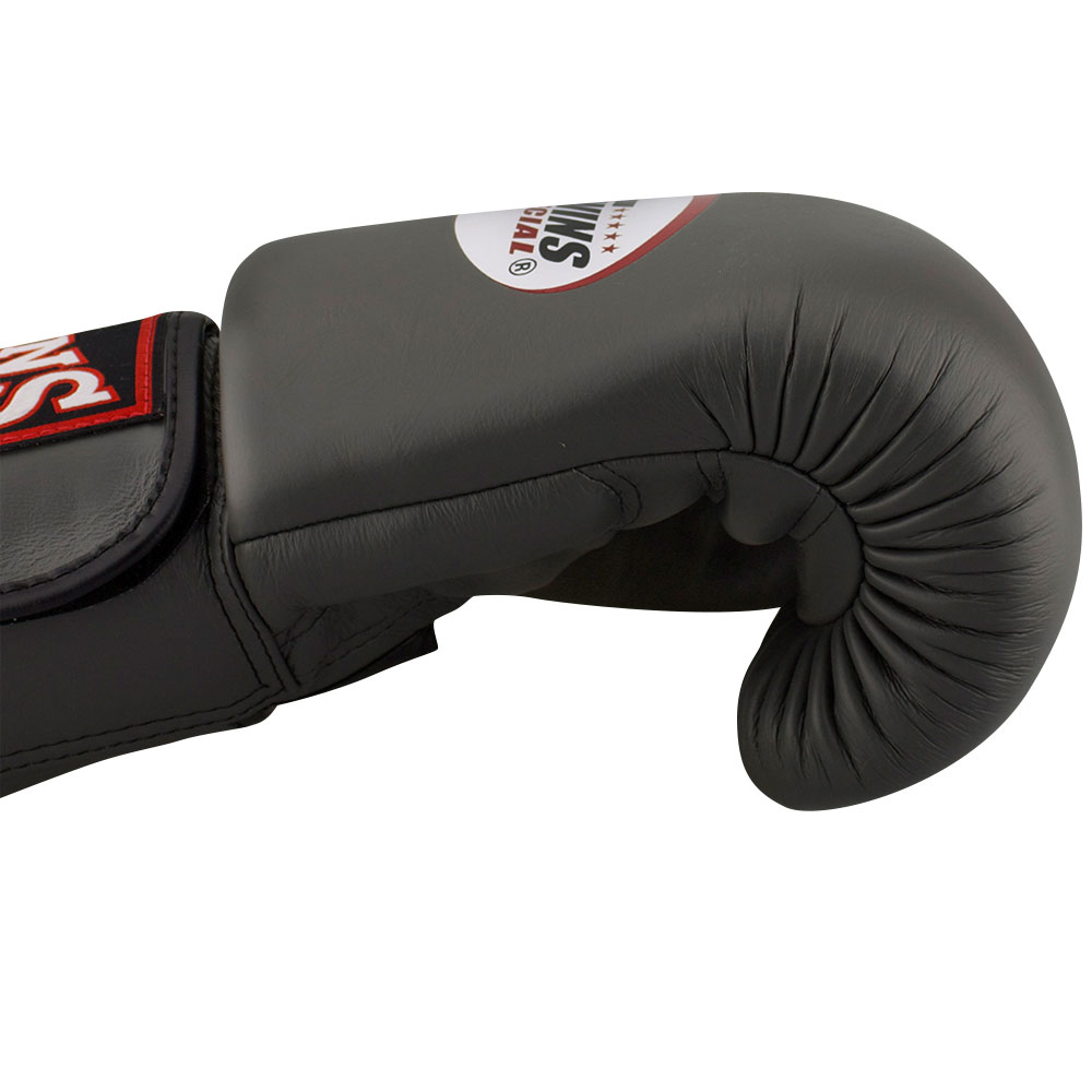 TWINS Special Boxing Gloves, Premium, BGVL-3, grey, 14 Oz