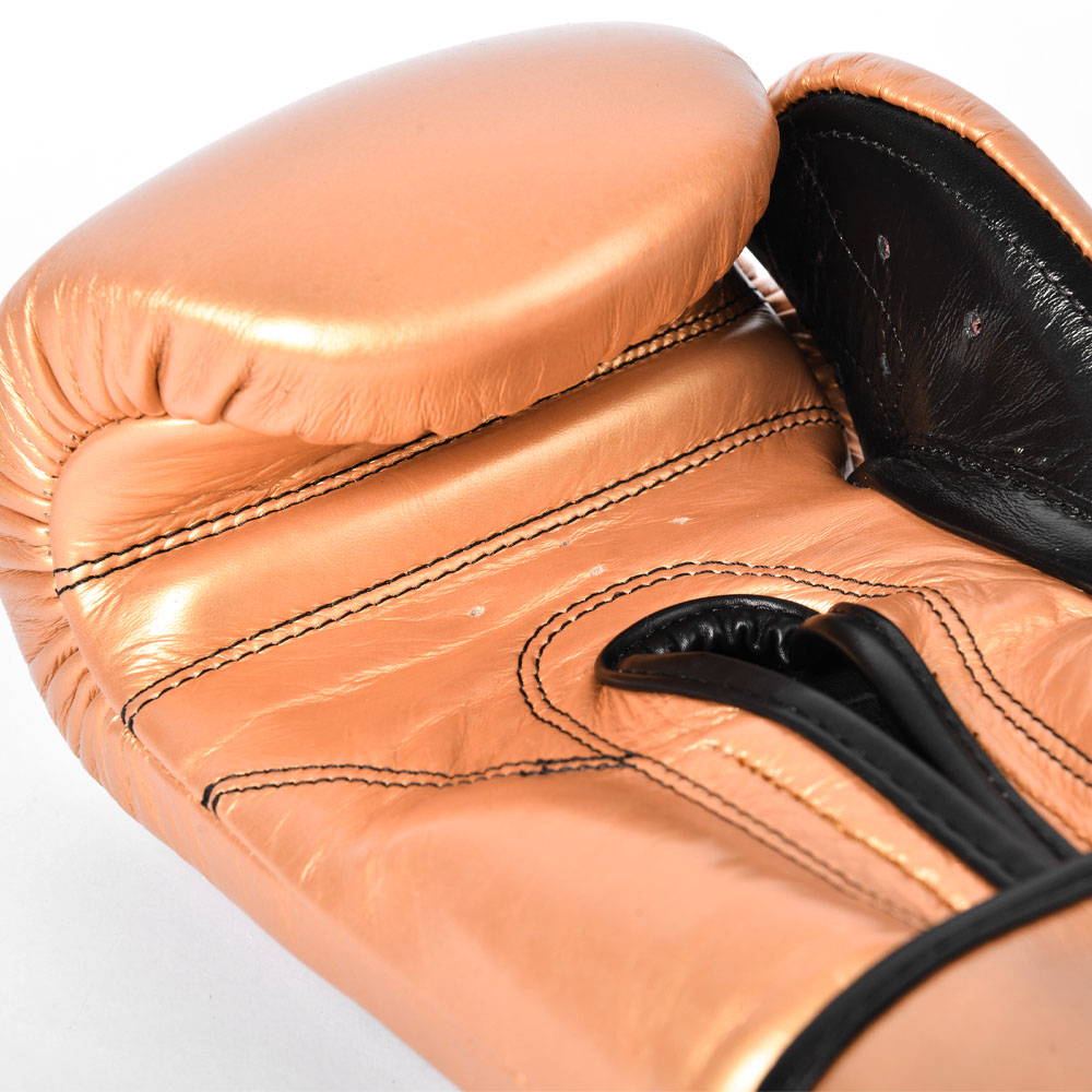 Cleto Reyes Boxing Gloves, Velcro Sparring, gold, 16 Oz