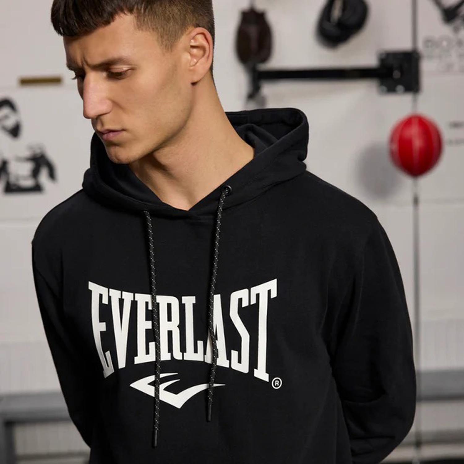 Everlast Hoody, Logo, black, XXL