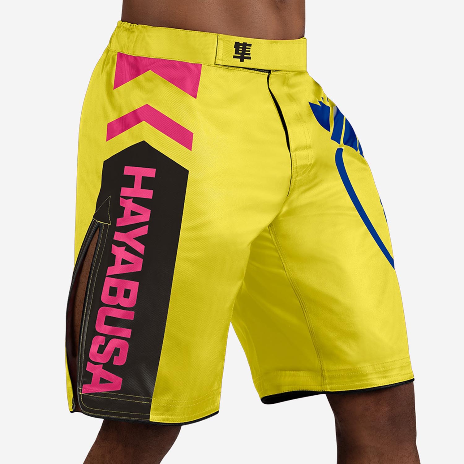 Hayabusa MMA Fight Shorts, Icon, gelb-blau, L