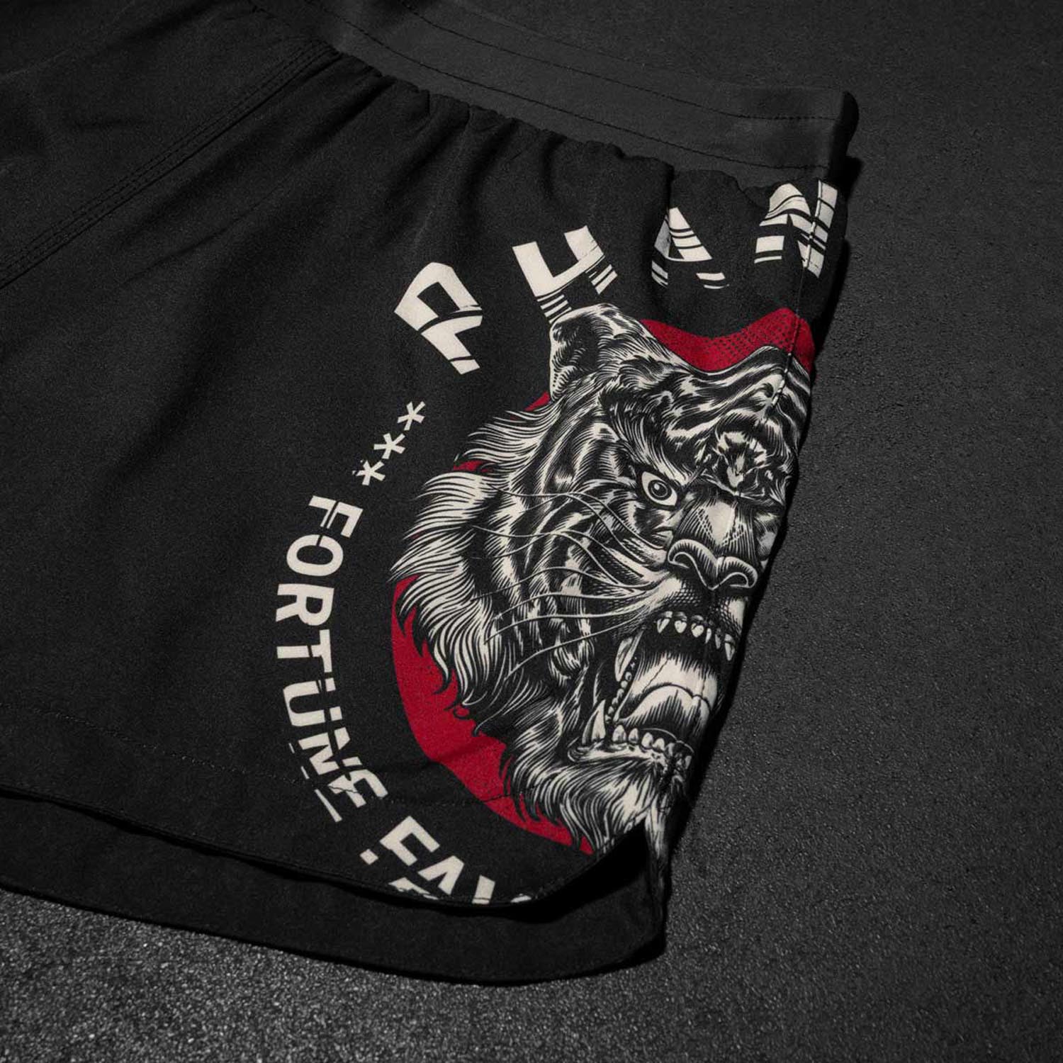 Phantom Athletics MMA Fight Shorts, Fusion Tiger Unit, schwarz, XXL