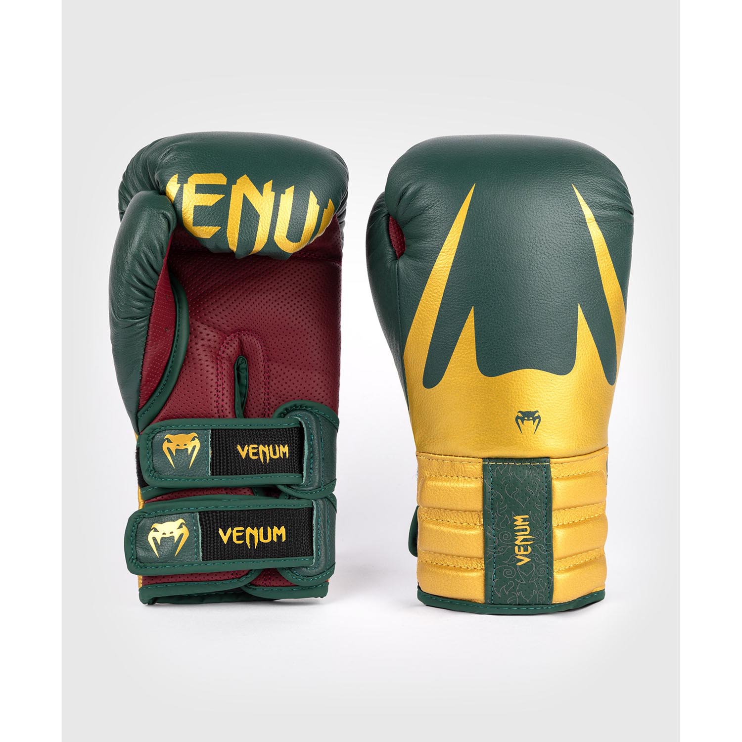 VENUM Boxing Gloves, Reverso, green-gold, 16 Oz
