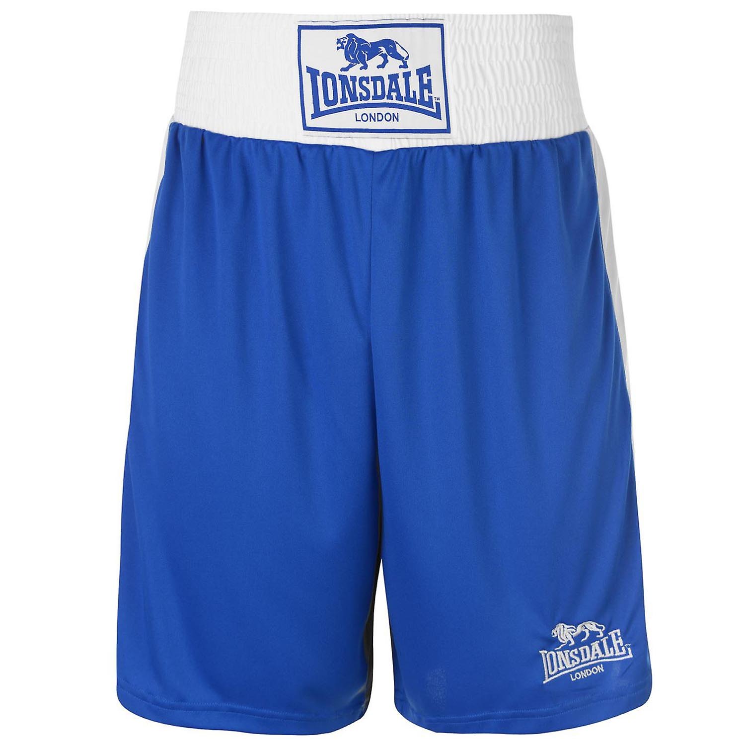 Lonsdale Boxing Shorts, Amateur, blue, XL