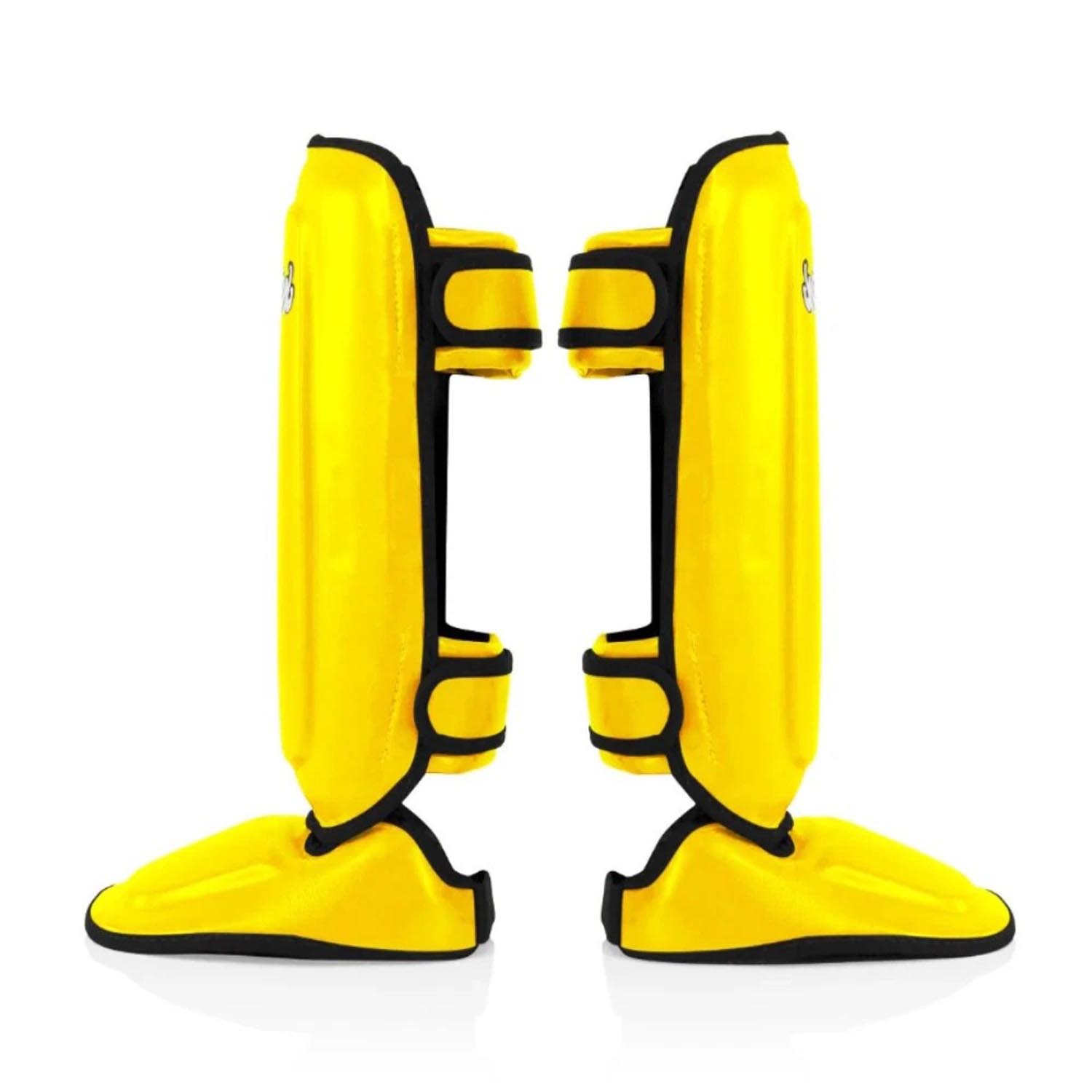 Fairtex Shin Guard, Kids SPK9, yellow, 10-12 J