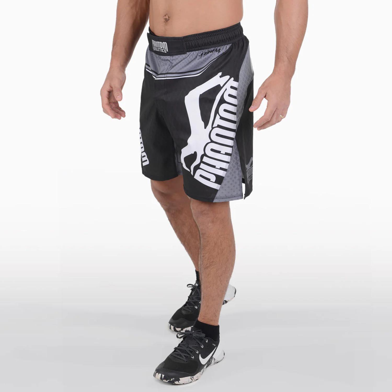 Phantom Athletics, MMA Fight Shorts, Storm Nitro, black-grey, XXL