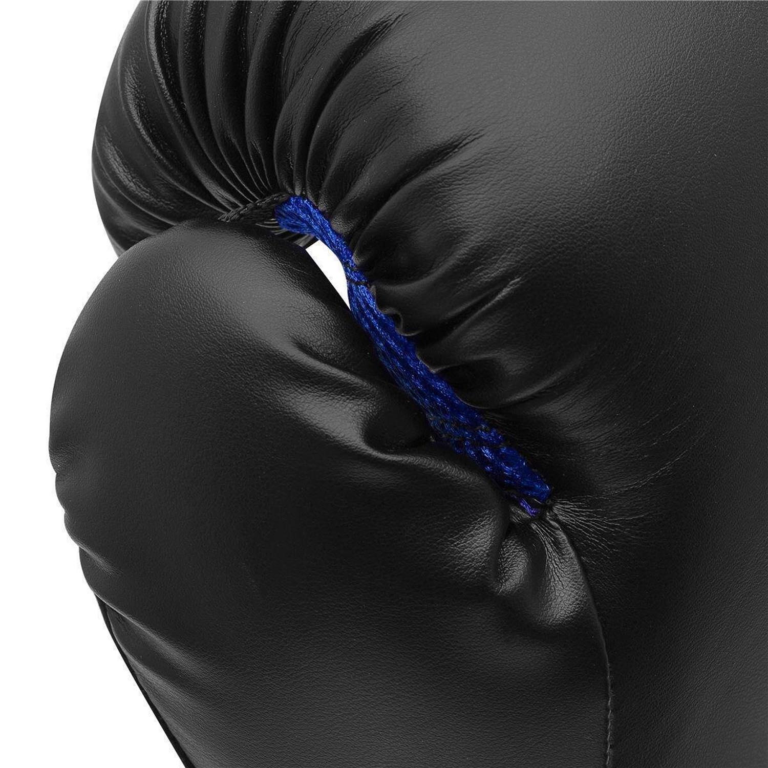 adidas Boxing Gloves, Hybrid, 80, black-blue, 16 Oz