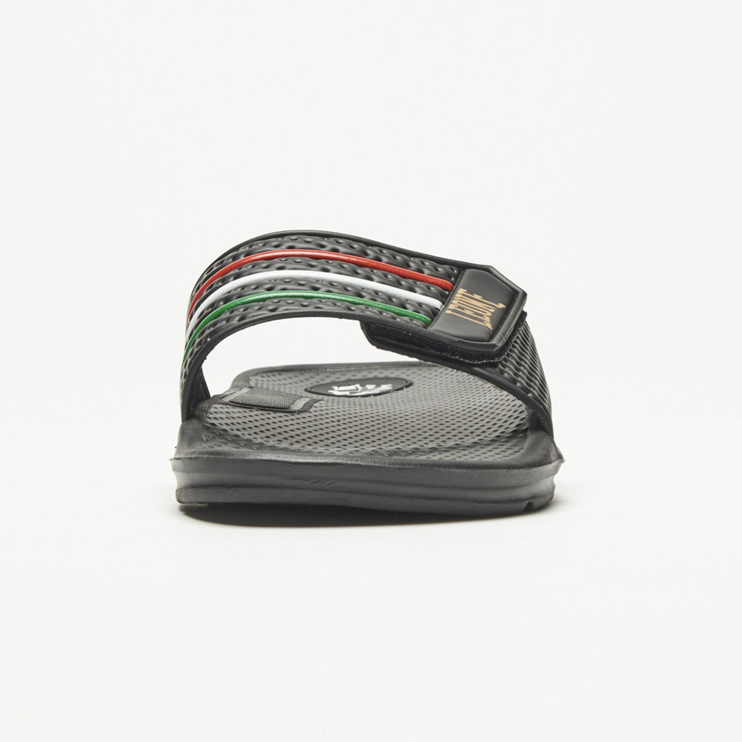 LEONE Badesandalen, Flag, schwarz, 40