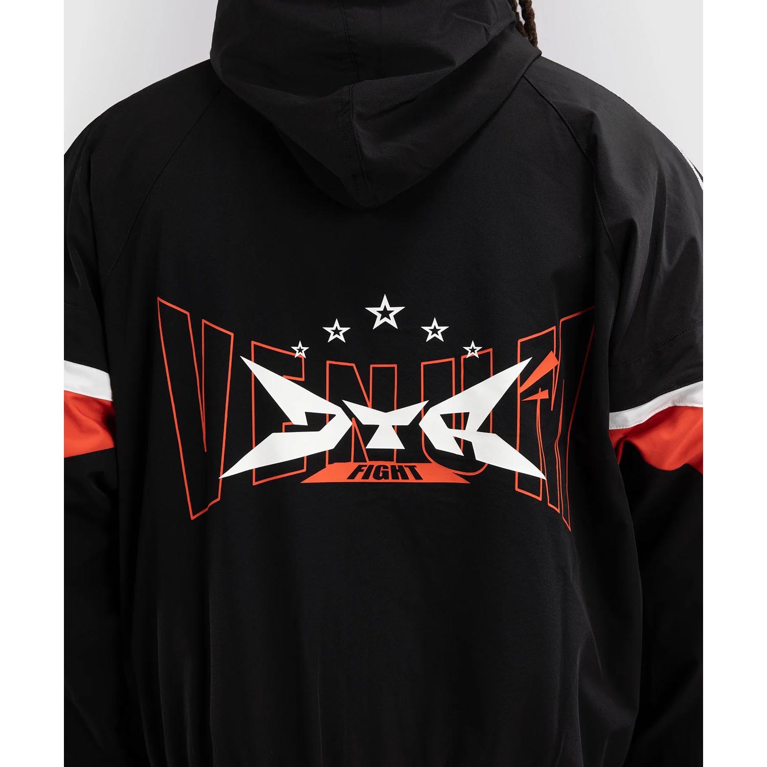 VENUM Training Jacket, DTR Fight Attack 90, black-orange, XXL