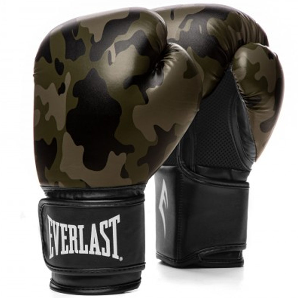 Everlast Boxing Gloves, Spark Training, camo