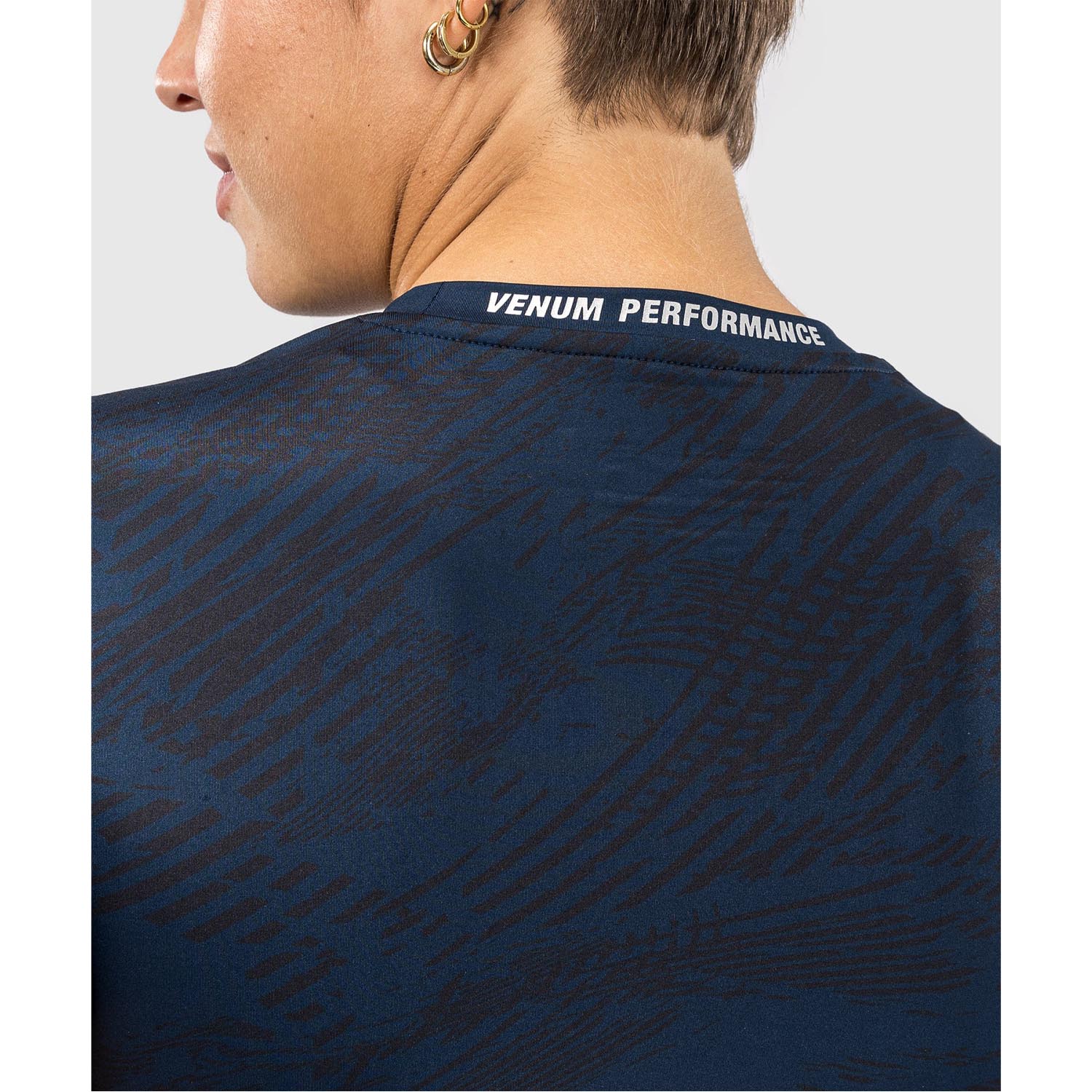 VENUM Dry Tech T-Shirt, Damen, UFC Fusion Fight Week, dunkelblau, M