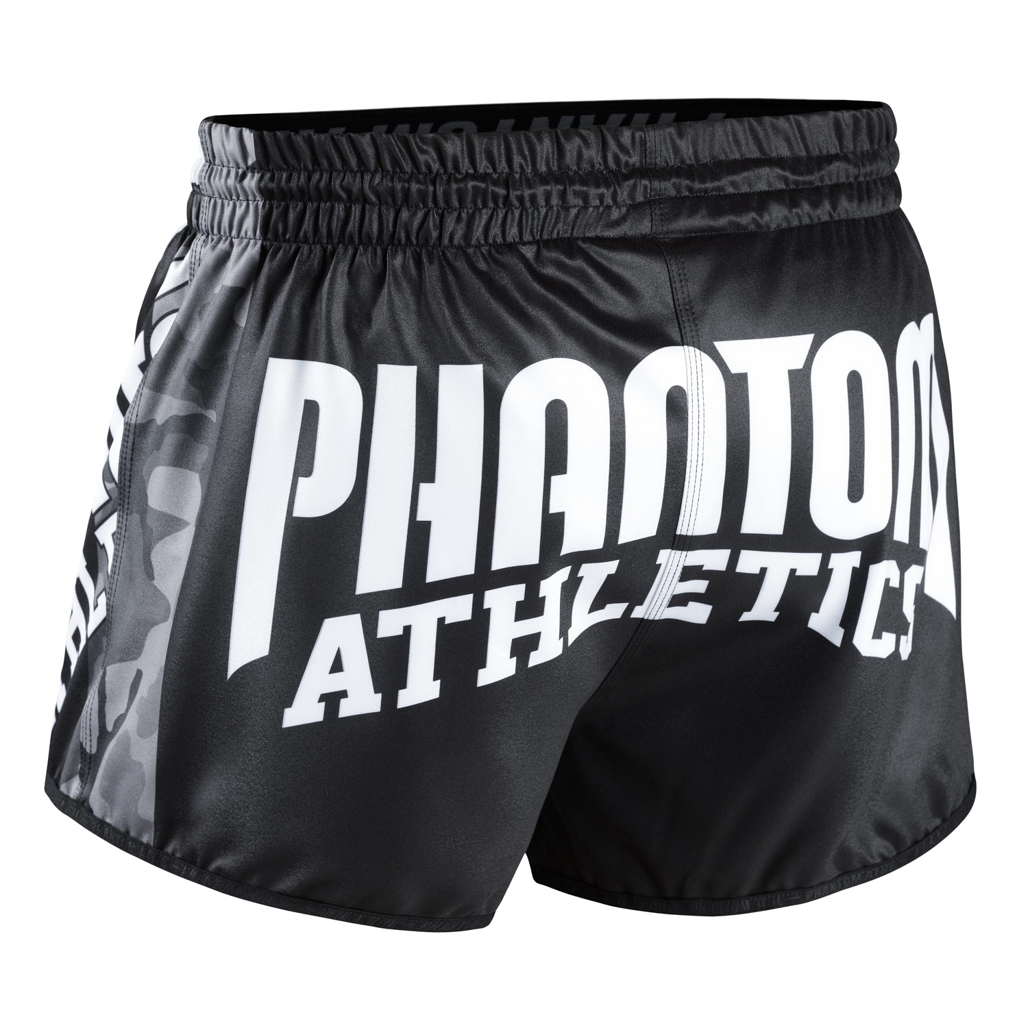 Phantom Athletics Muay Thai Shorts, Revolution, schwarz, M