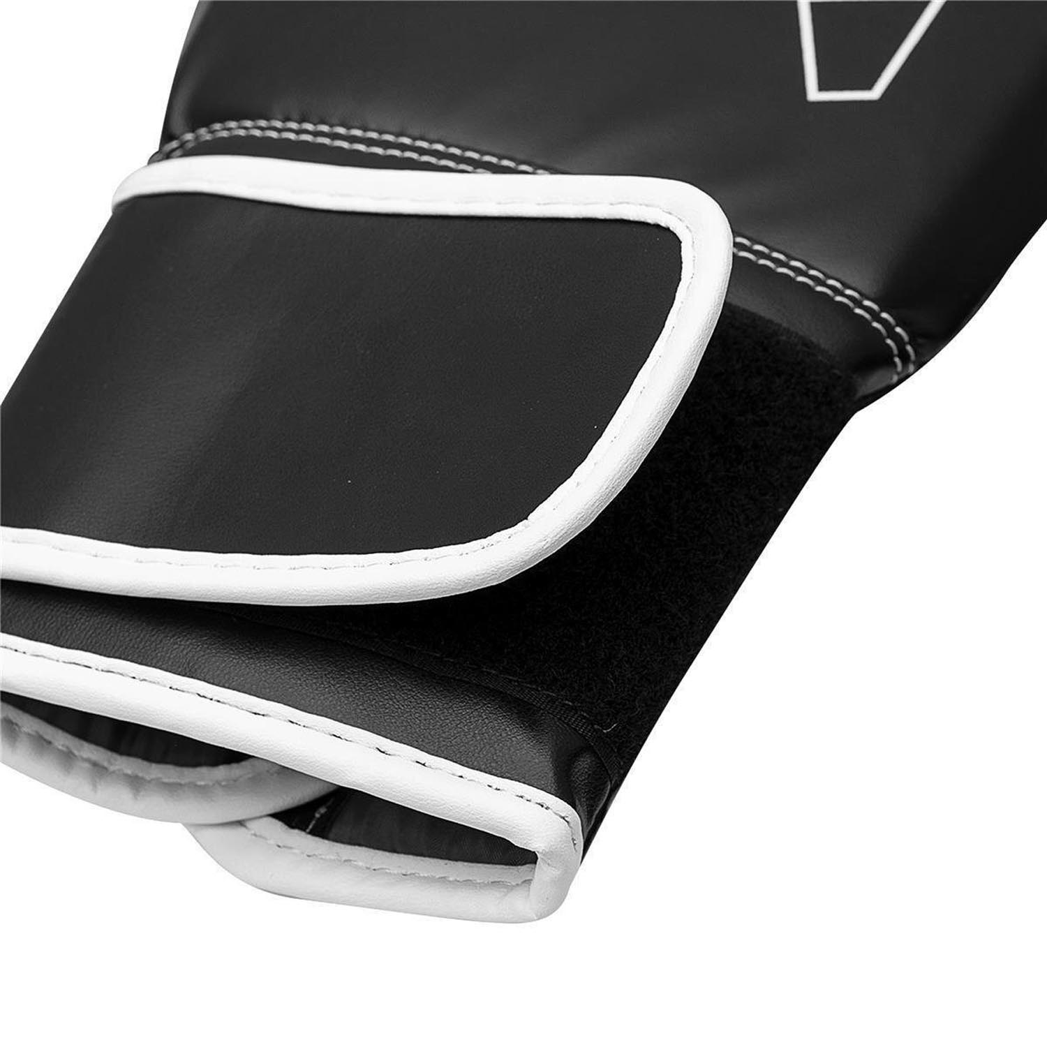 adidas Boxing Gloves, Hybrid, 80, black-white, 16 Oz