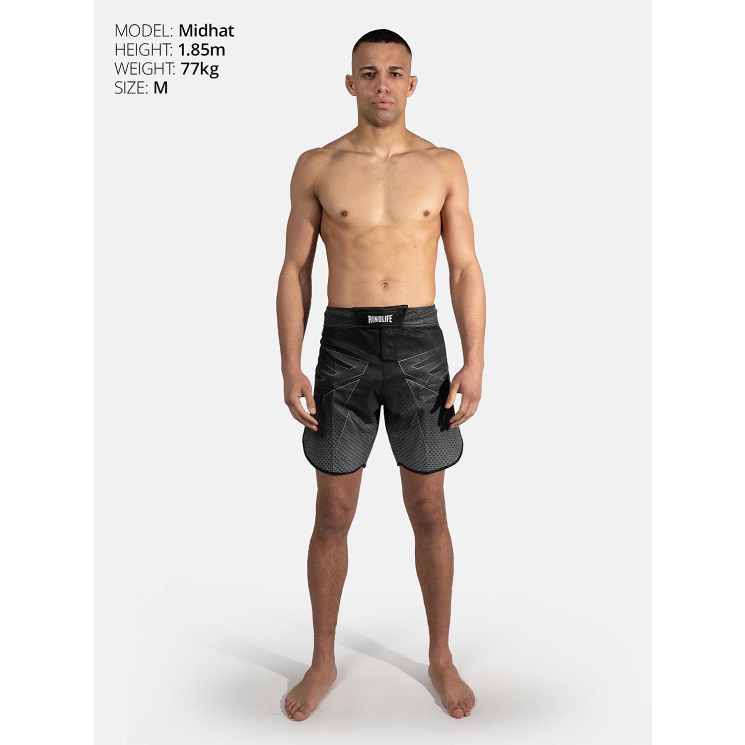 RINGLIFE MMA Shorts - Octaring 2.0 schwarz-grau S