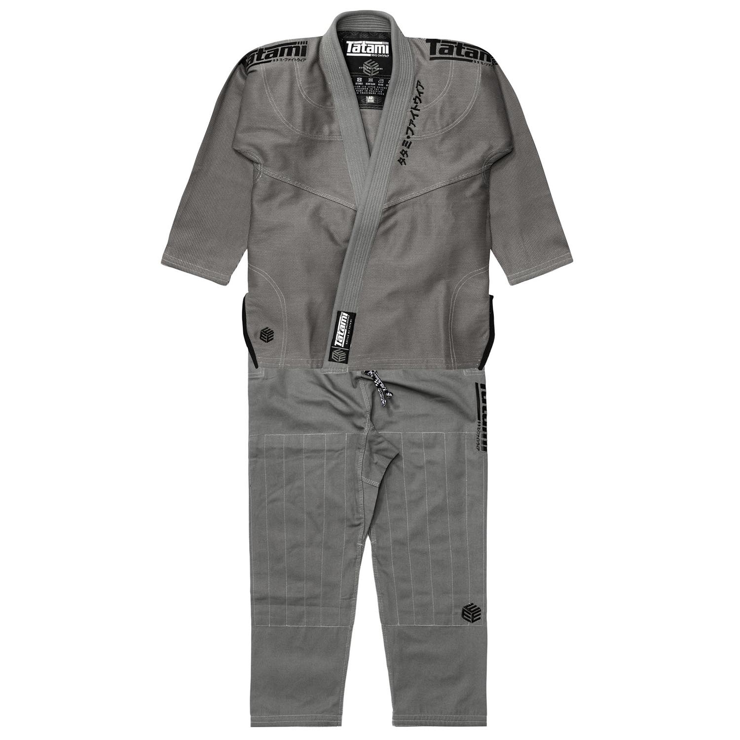 Tatami BJJ GI, Estilo Black Label, grey-black, A1