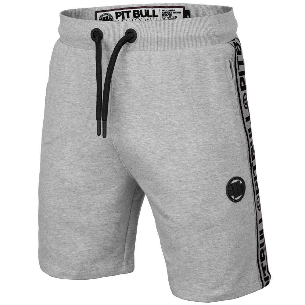 Pit Bull West Coast Trainingshorts, Small Logo F. Terry, grau, XXL