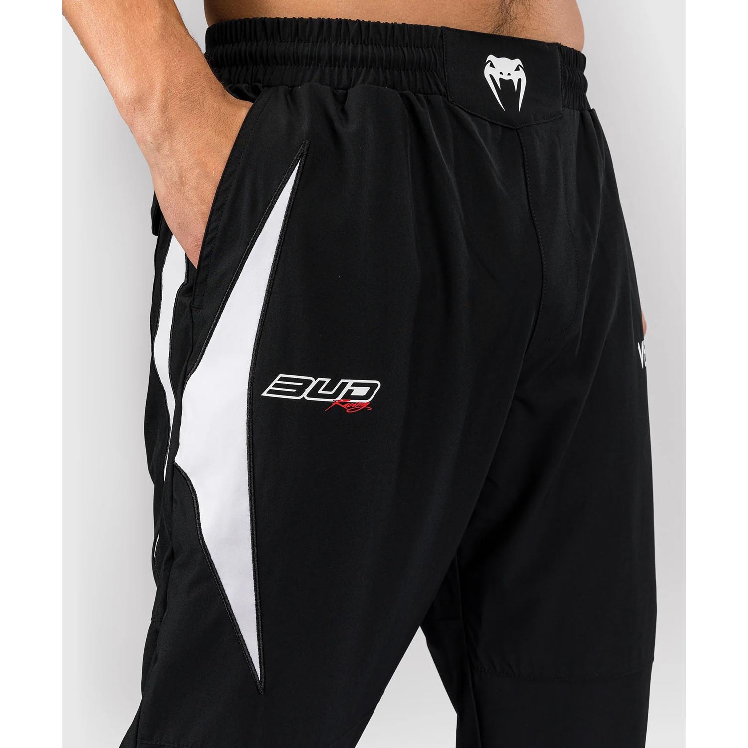 VENUM Jogging Pants, Bud Racing, black-white-green, XXL