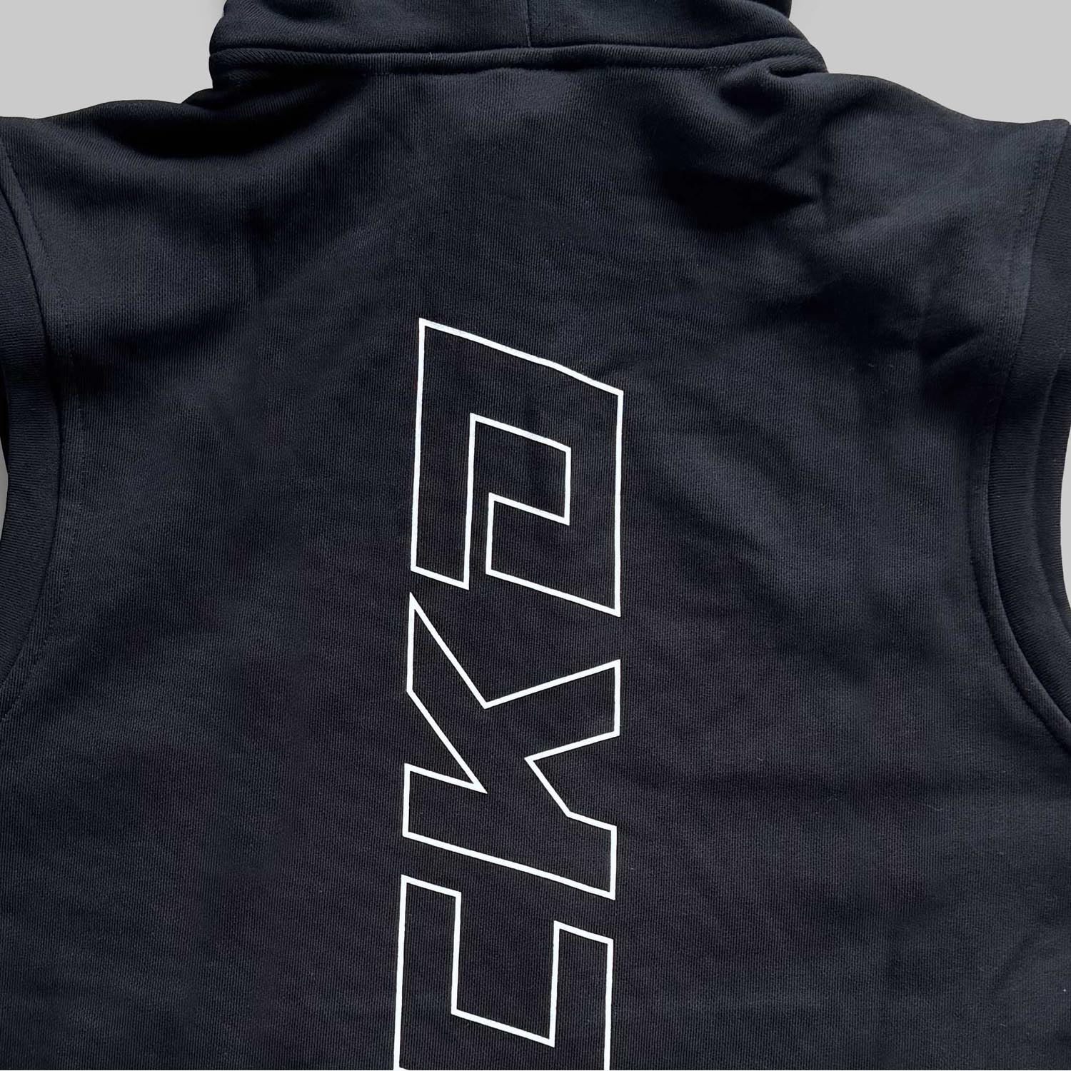 Wicked One Sleeveless Zip Hoody, Raw, black, XXL