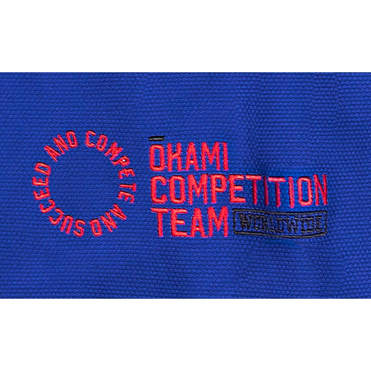 OKAMI BJJ GI, Women, Competition Team V2, blue, F3