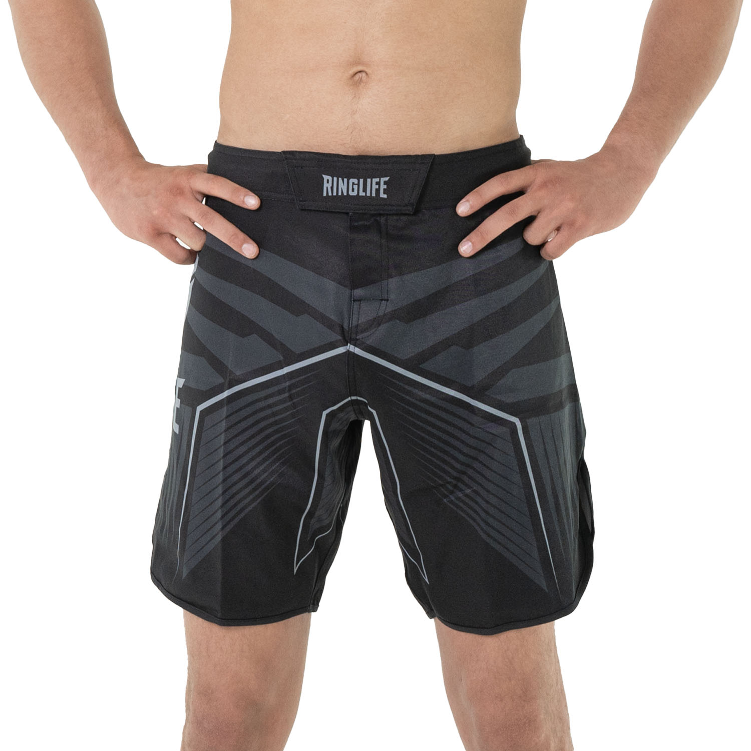 RINGLIFE MMA Shorts - Octaring schwarz-grau 3XL