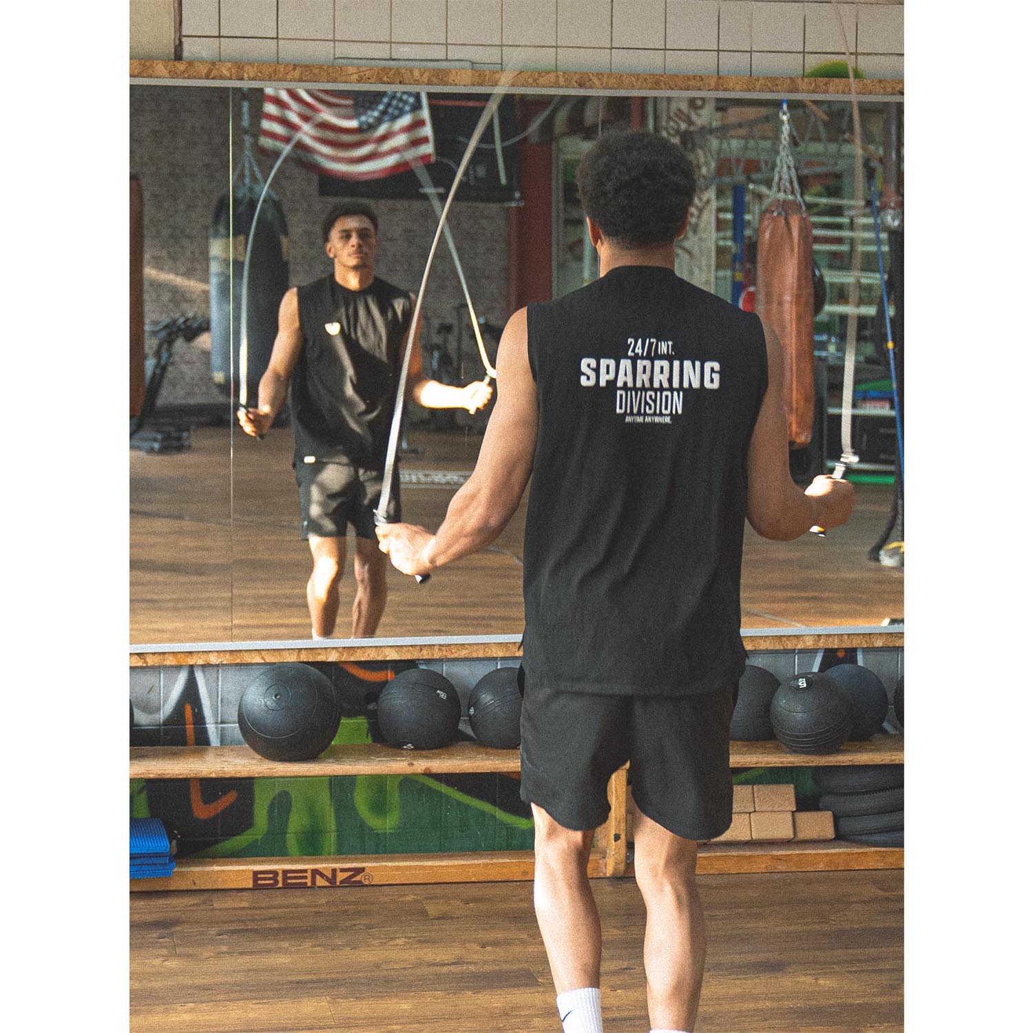 RINGLIFE Tank Top, Sparring Division, black, XXL