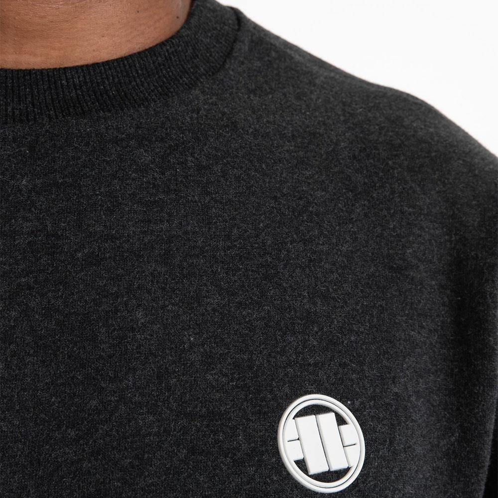 Pit Bull West Coast Pullover, Small Logo, dark-grey, S