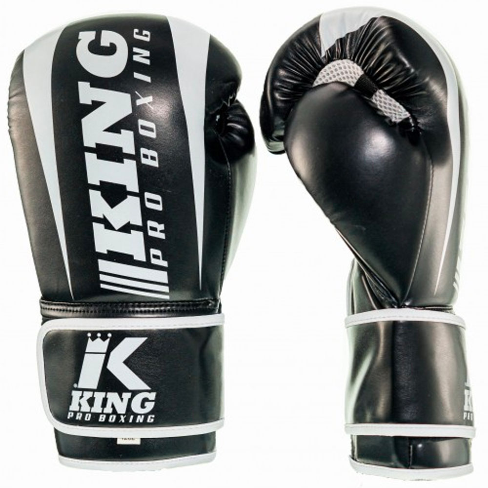 KING PRO BOXING Boxing Gloves, Revo 1, black, 14 Oz