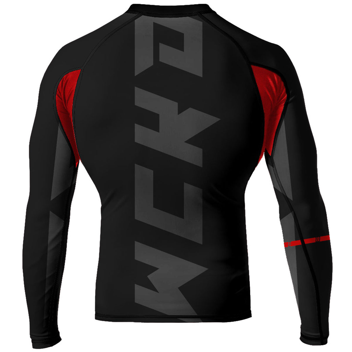 Wicked One Rashguard, L\S, Reset, black-red, XXL