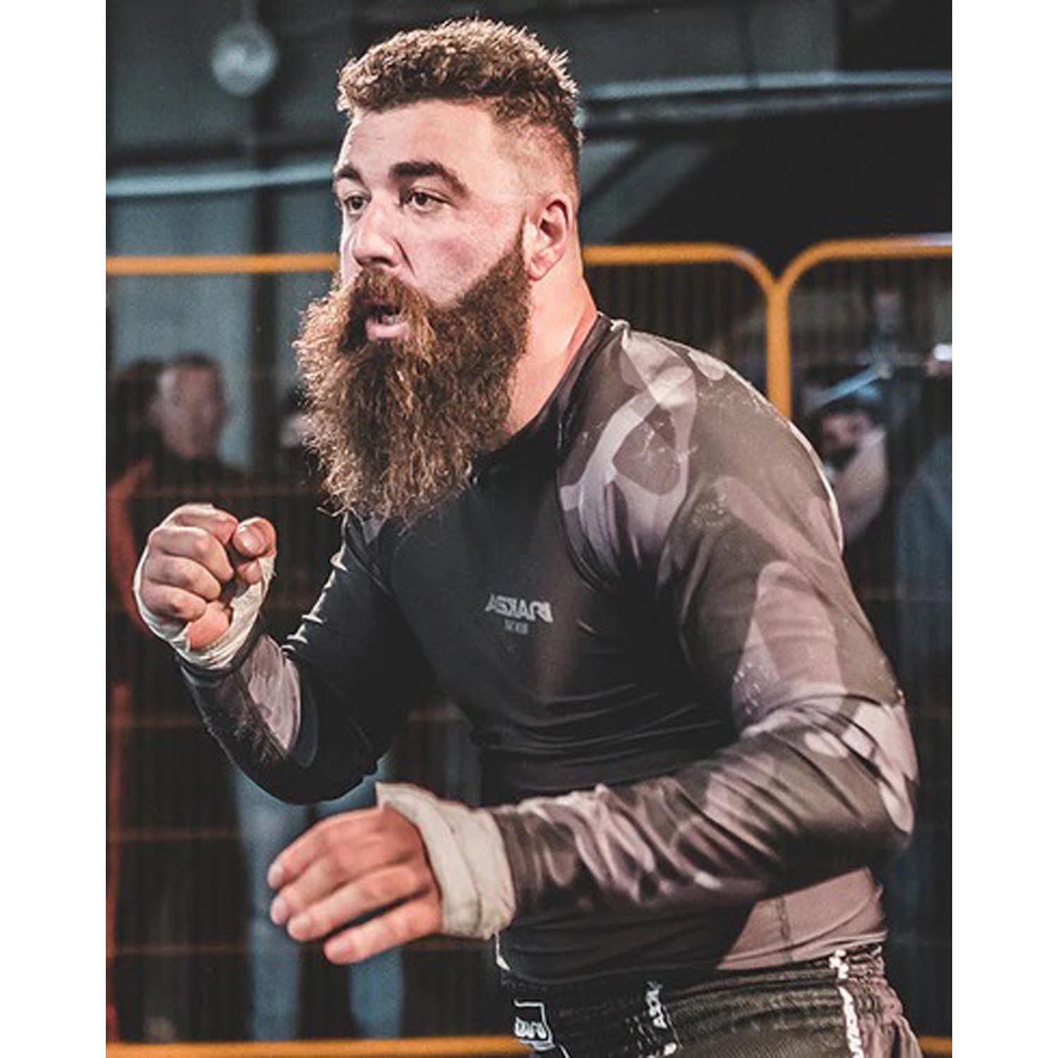 ASKARI Rashguard, L/S, camo-black, XXL