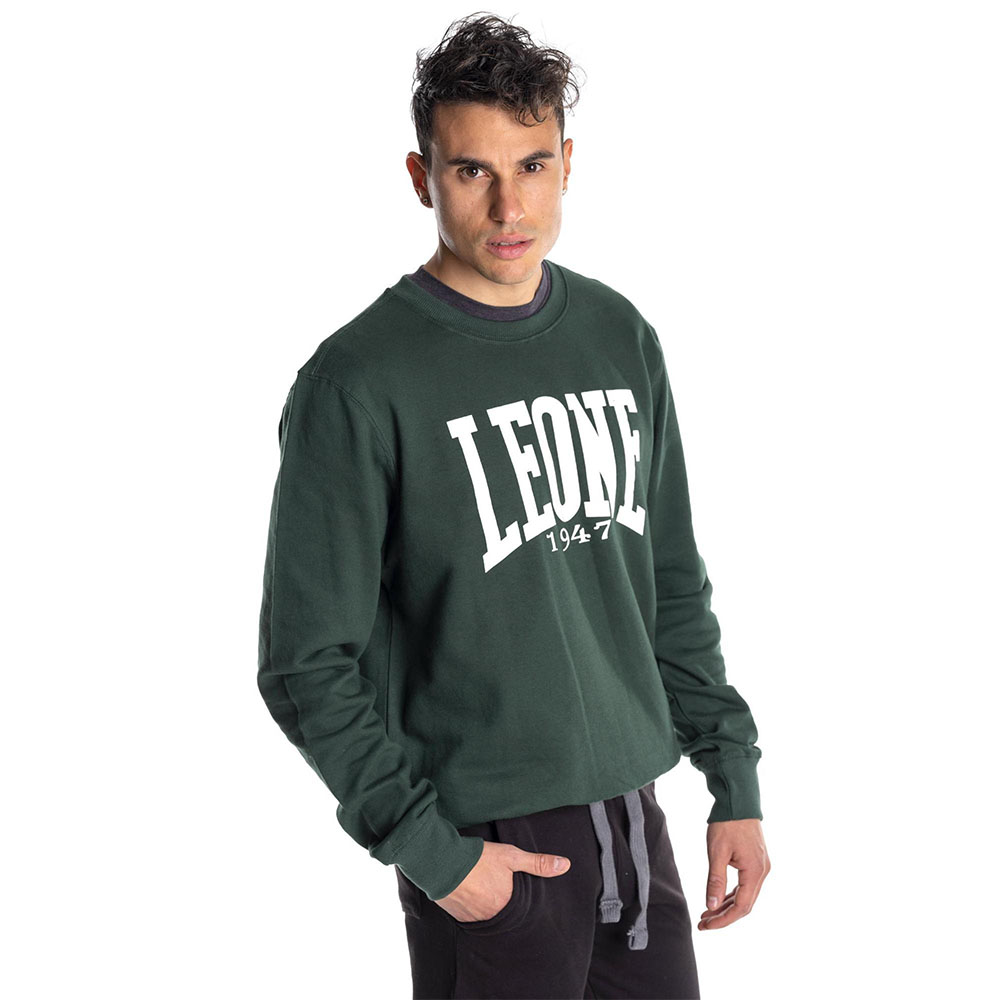 LEONE Pullover, Basic, green, S