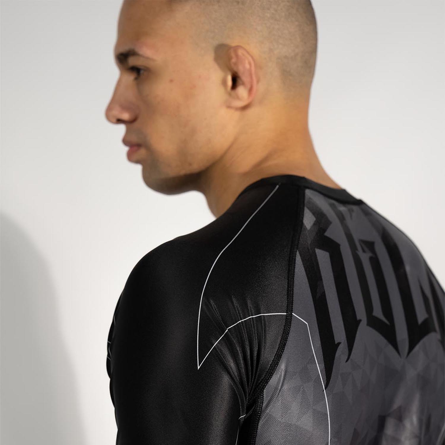 RINGLIFE Rashguard, S/S - Transition schwarz-grau 3XL