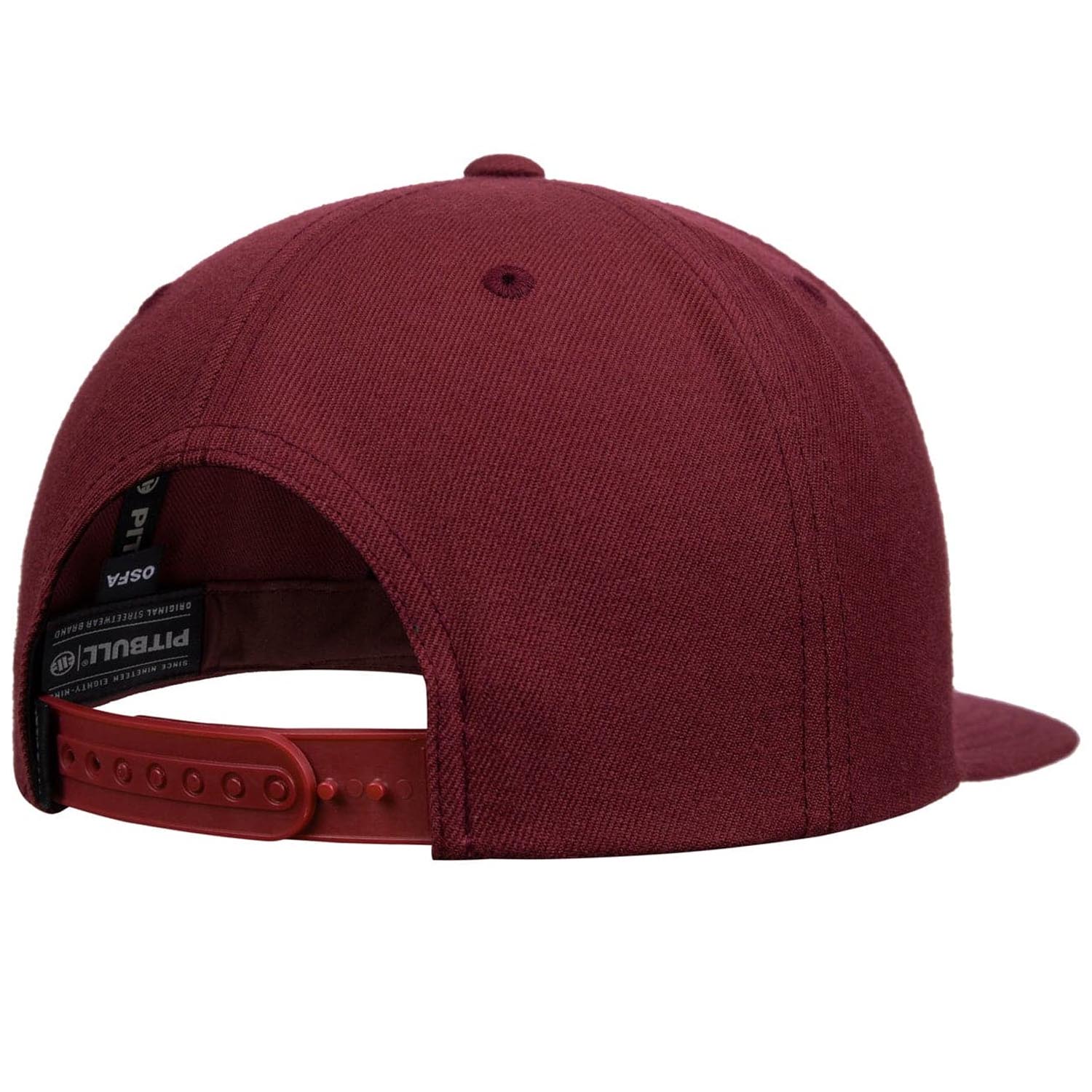 Pit Bull West Coast Snapback Cap, Pitbull YP Premium, weinrot