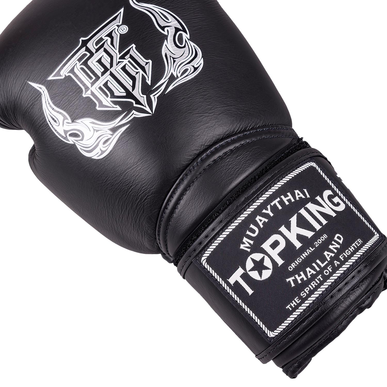 TOP KING BOXING Boxhandschuhe, Super Air, TKBGSA-122, black, 16 Oz