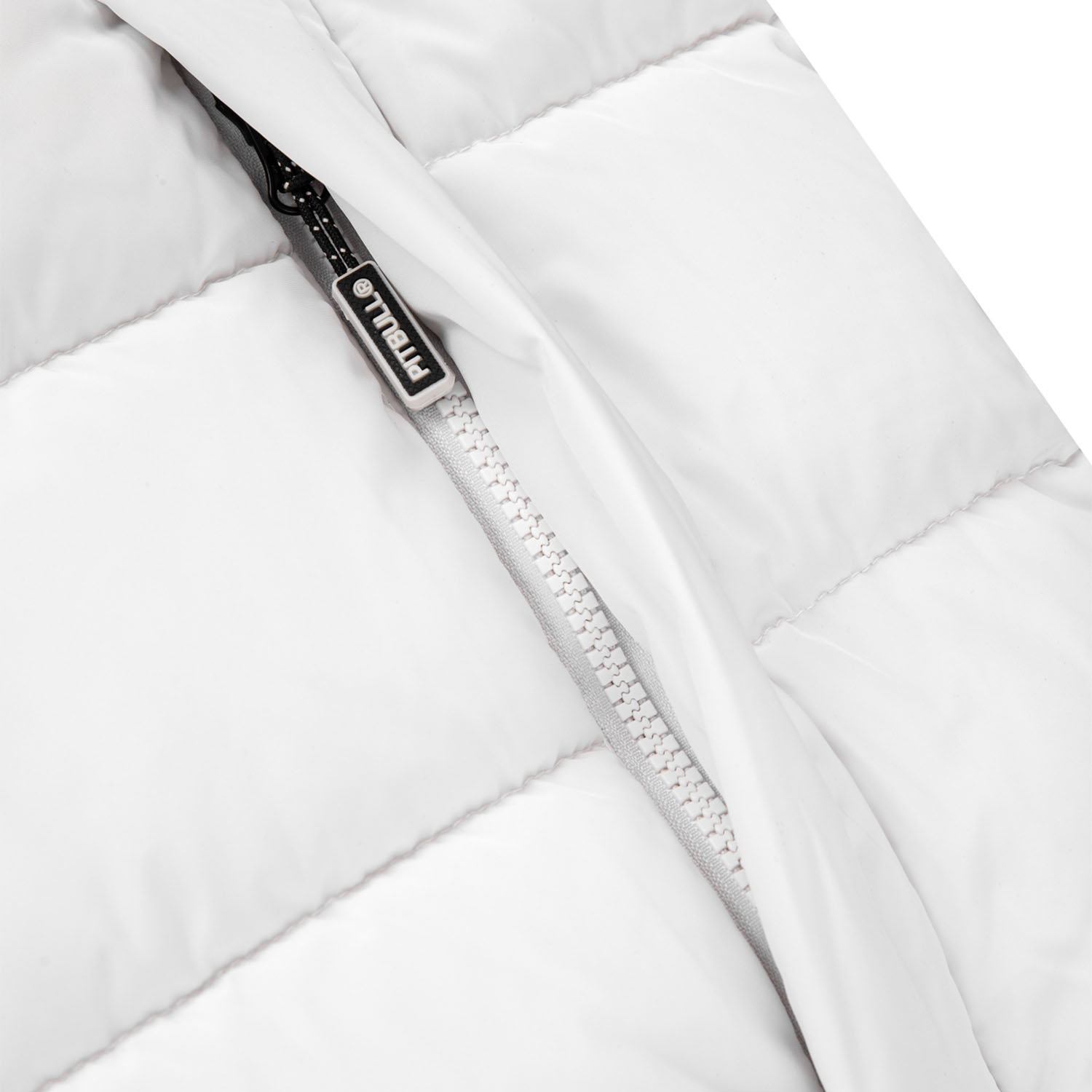 Pit Bull West Coast Jacke, Padded Hooded Airway 4, weiß L