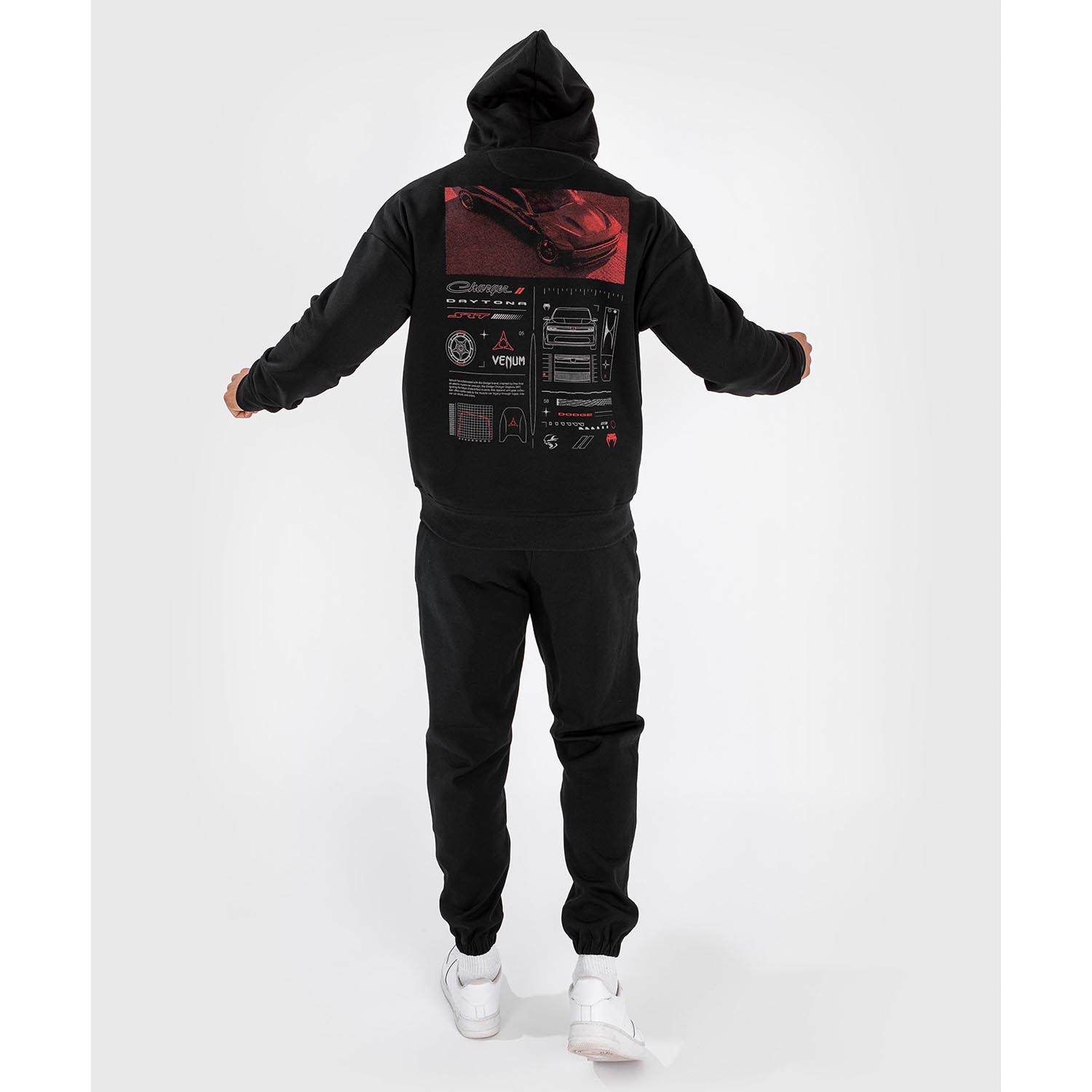 VENUM Hoody, Dodge Banshee Print, schwarz, XL