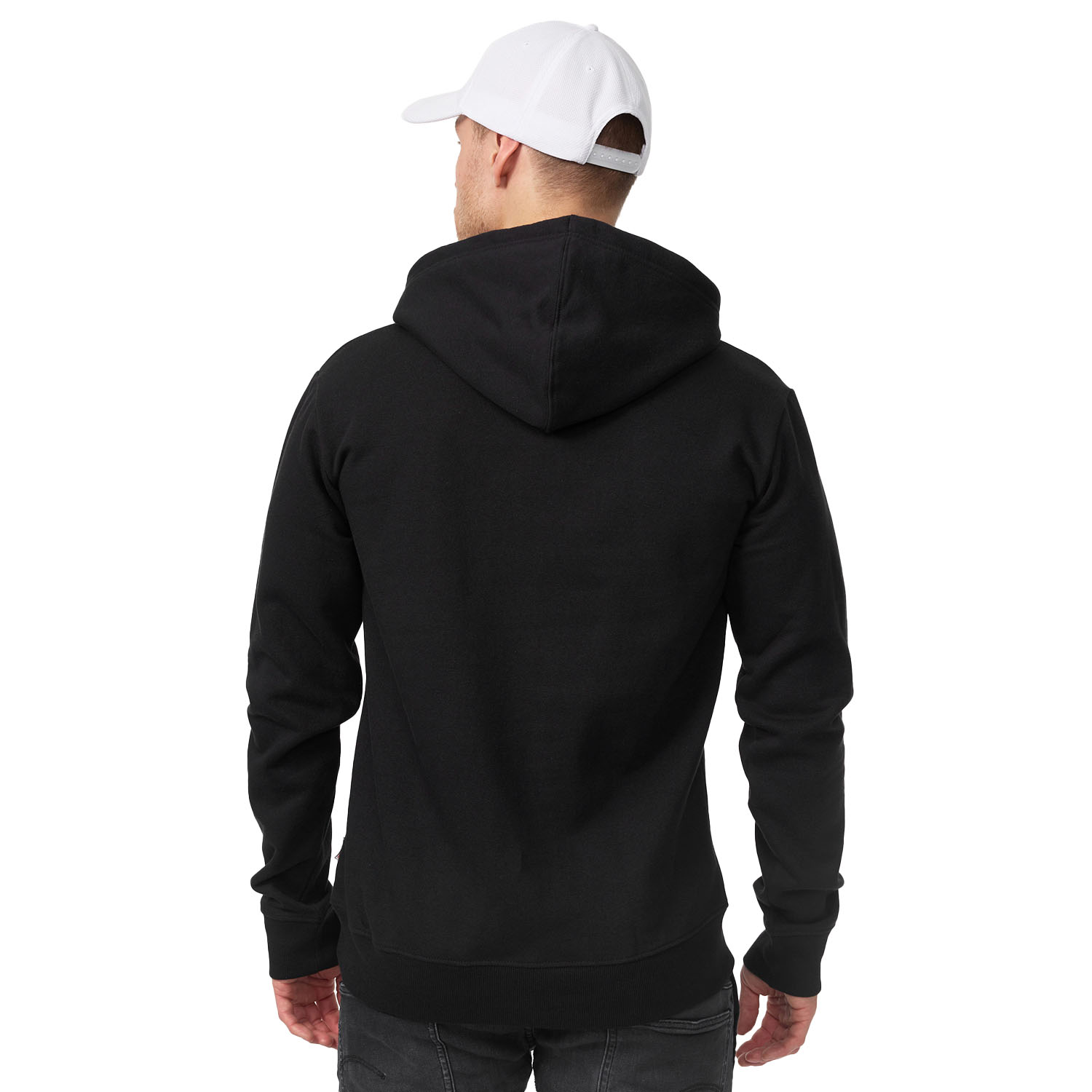 Lonsdale Hoody, Tadley, black-white, L