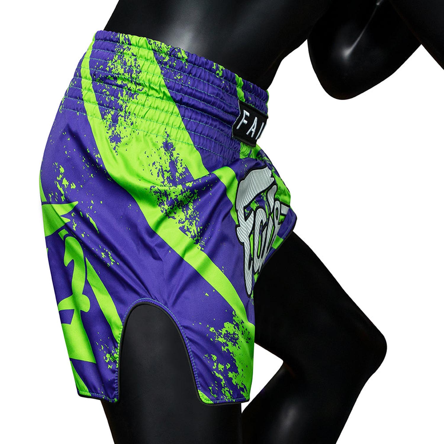 Fairtex Muay Thai Shorts, BS1928, Street King, green-navy, S