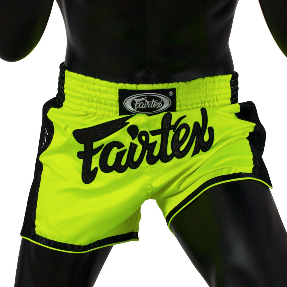Fairtex Muay Thai Shorts, BS1706, neon-yellow, M