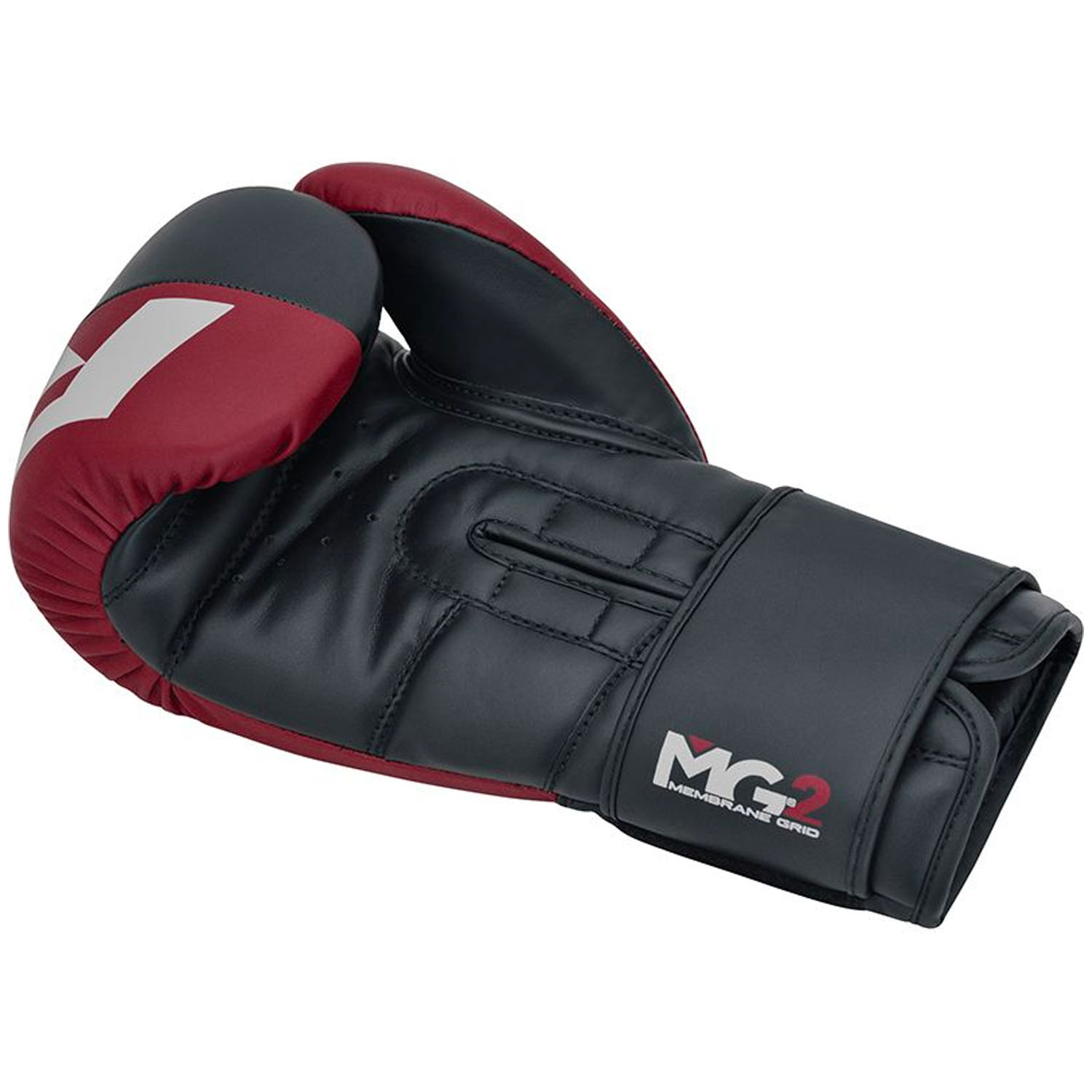 RDX Boxing Gloves, Rex F4, maroon-blue, 12 Oz
