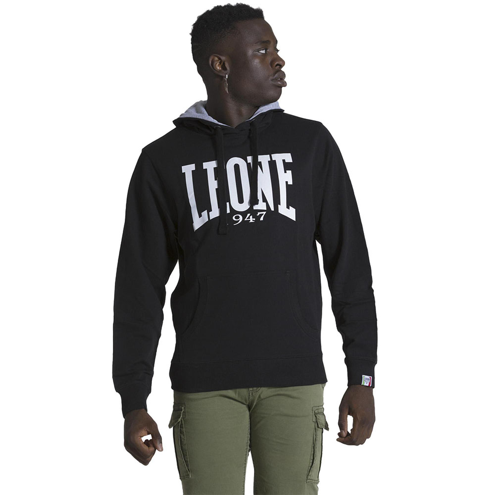 LEONE Hoody, Basic, schwarz, L