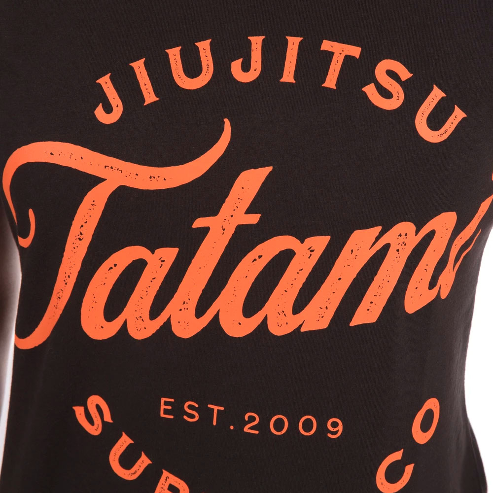 Tatami T-Shirt, Damen, Classic, Logo, schwarz, S