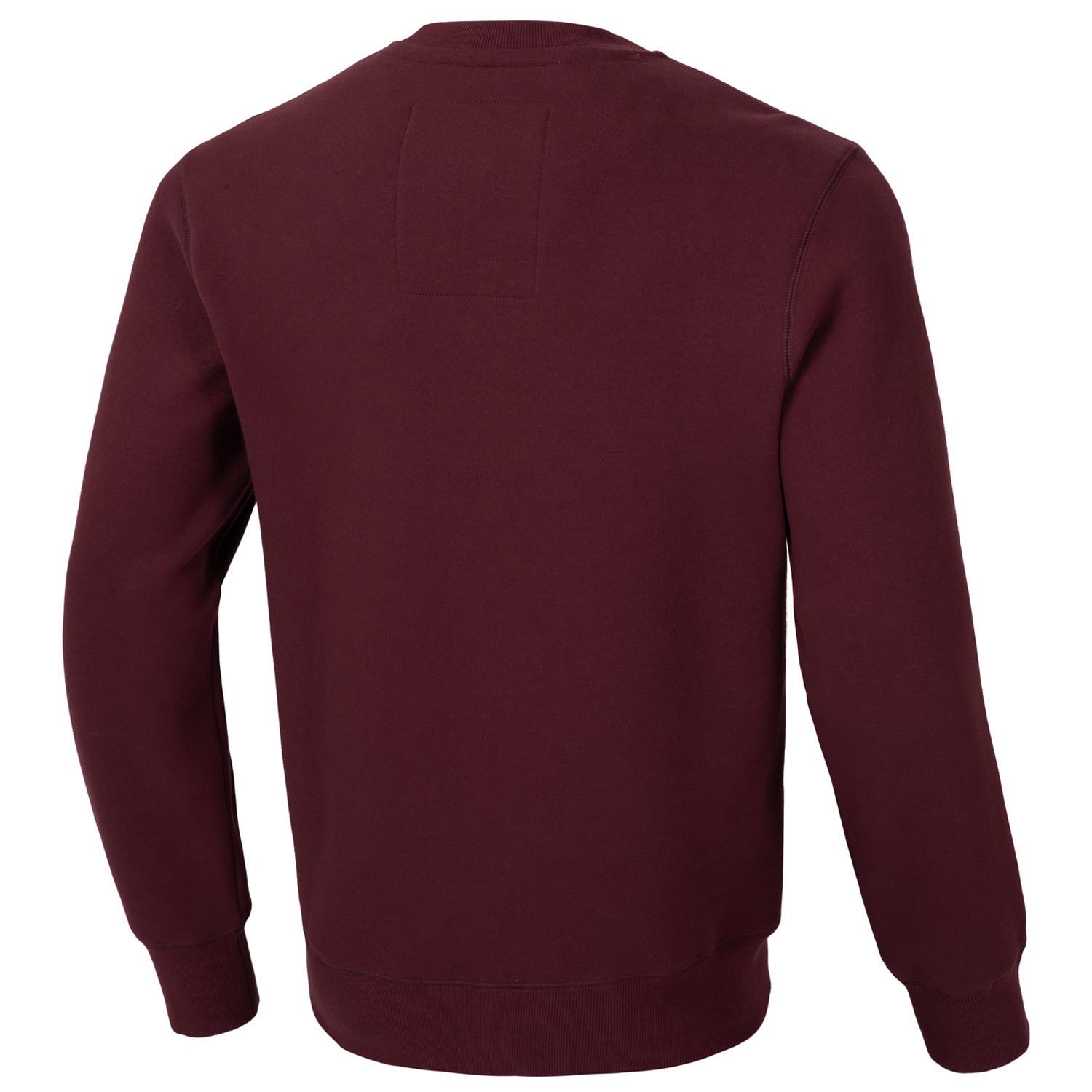 Pit Bull West Coast Pullover, Small Logo, weinrot, XXL