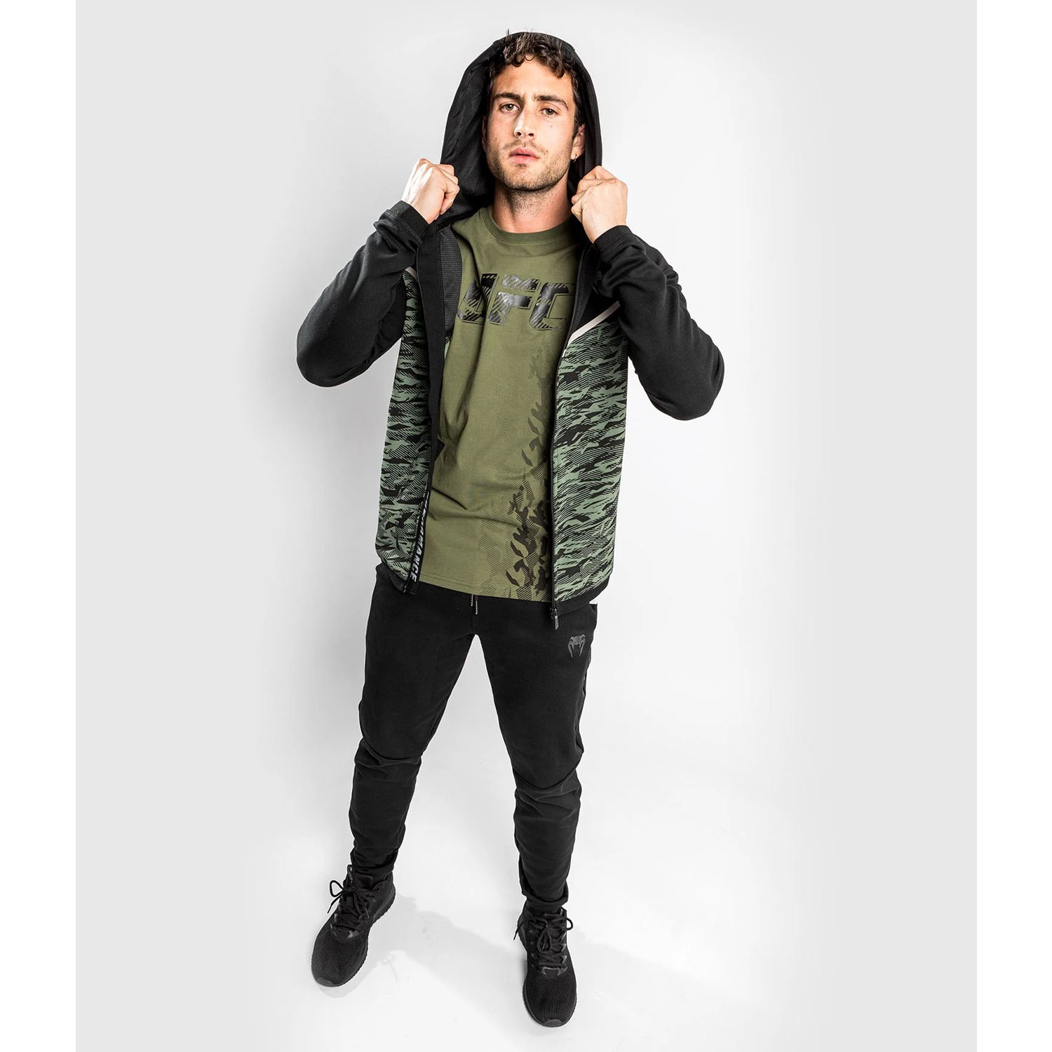 VENUM Zip Hoody, Laser Evo 2.0, khaki-camo, S