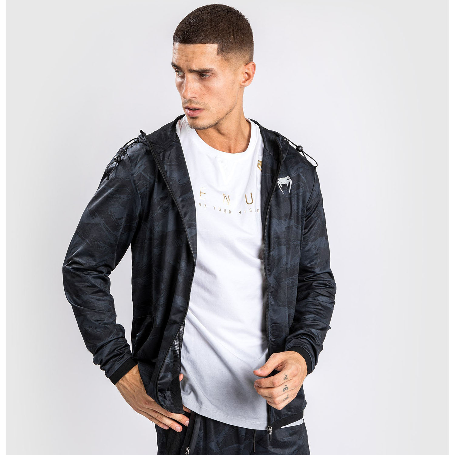 VENUM Zip Hoody, Electron 3, schwarz, XL