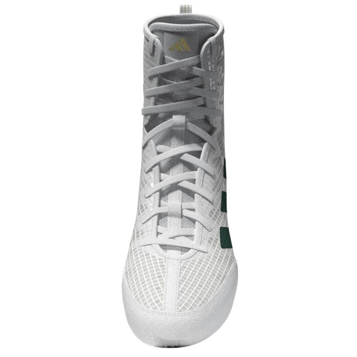 adidas Boxing Shoes, Box Hog 4, white-green, 47 ⅓ (UK 12)