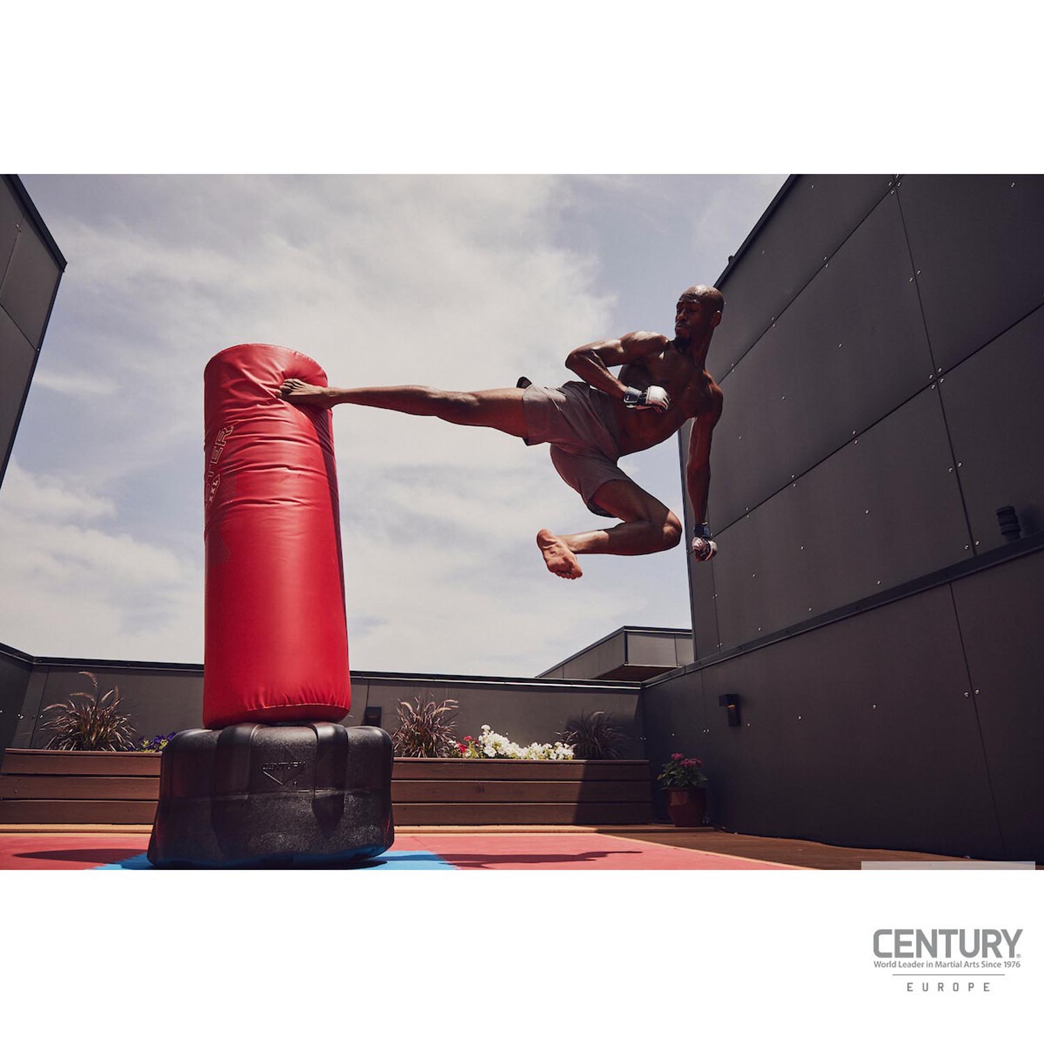 Century Standing Punching Bag, Wavemaster XXL, red-black